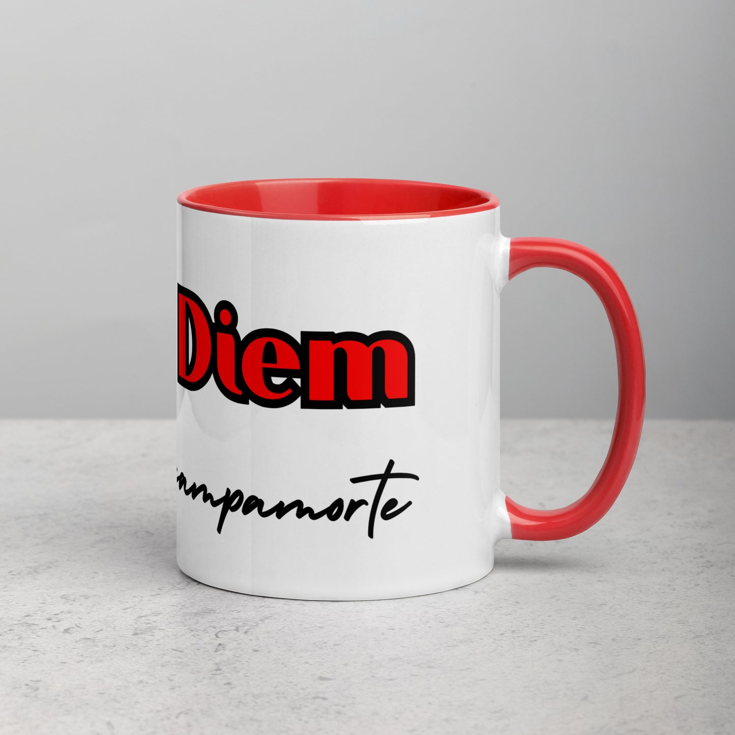 Carpe Diem - Mug with Color Inside